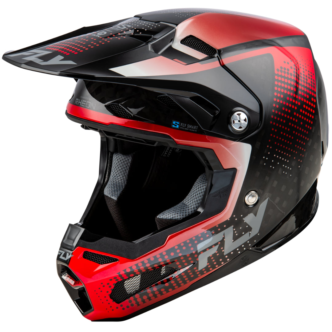 Fly Formula S Protocol Carbon MX Helmet Black Carbon/Red