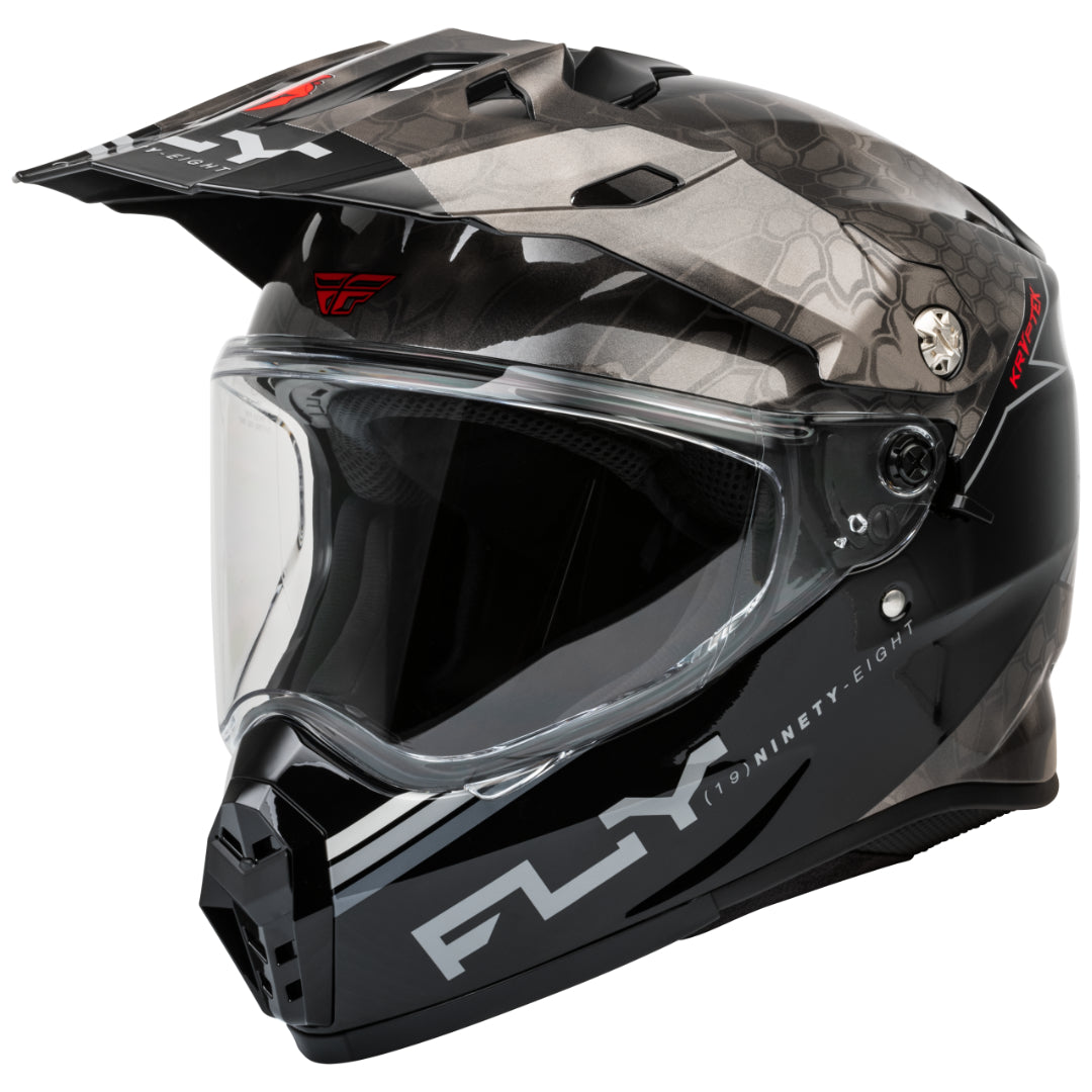 Fly Trekker Kryptek Adventure Helmet Black/Grey/White