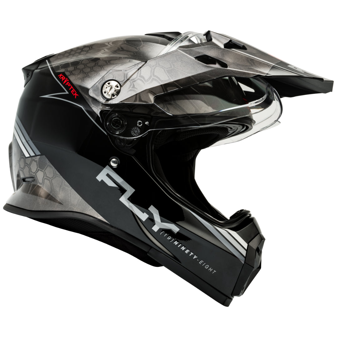 Fly Trekker Kryptek Adventure Helmet Black/Grey/White