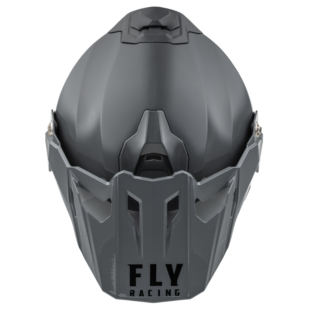 Fly Trekker Solid Adventure Helmet Grey