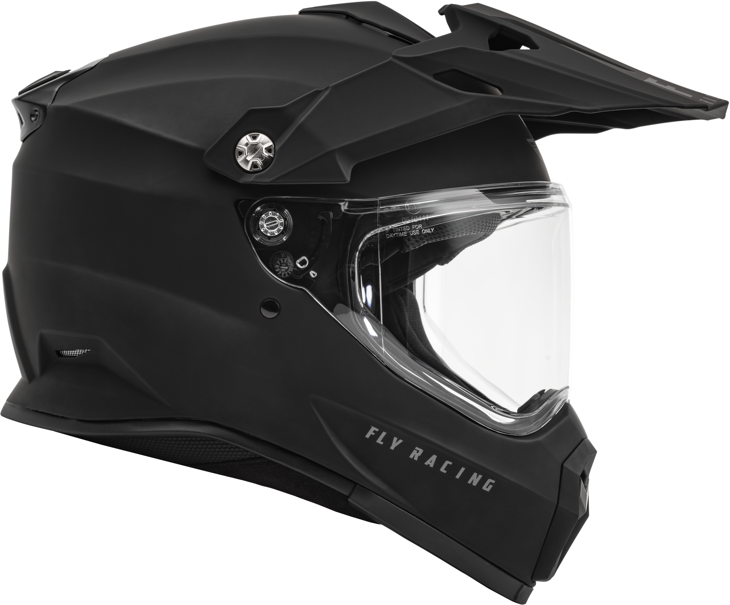 Fly Trekker Solid Adventure Helmet Matte Black