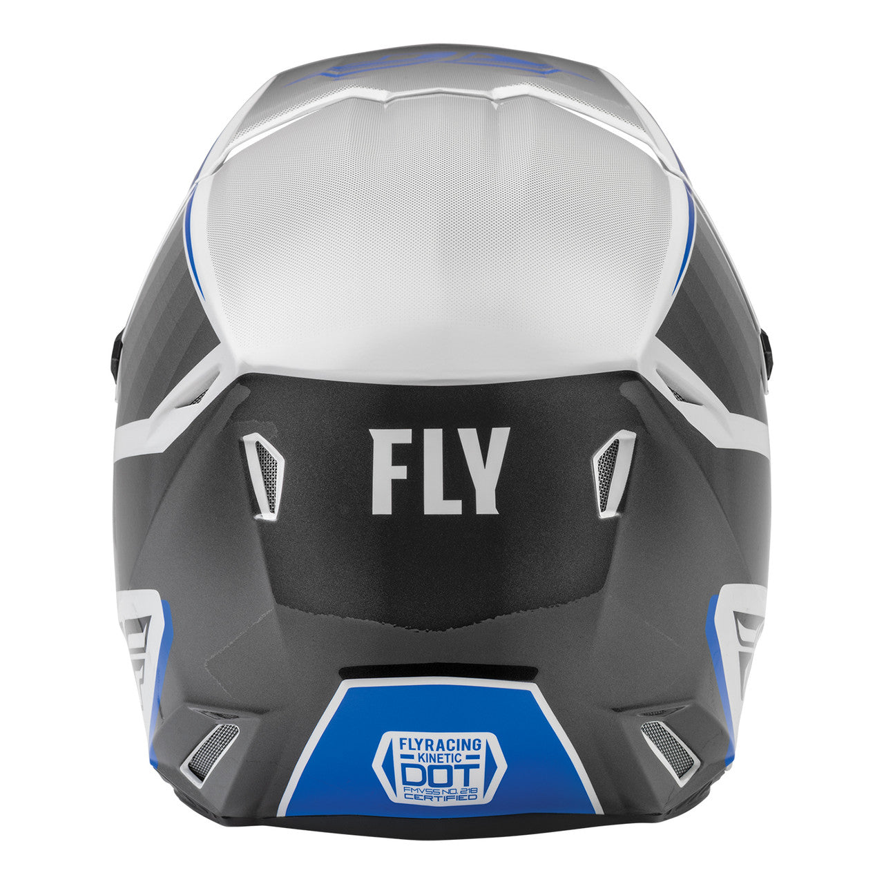 Fly Kinetic Drift MX Helmet Blue/Charcoal/White