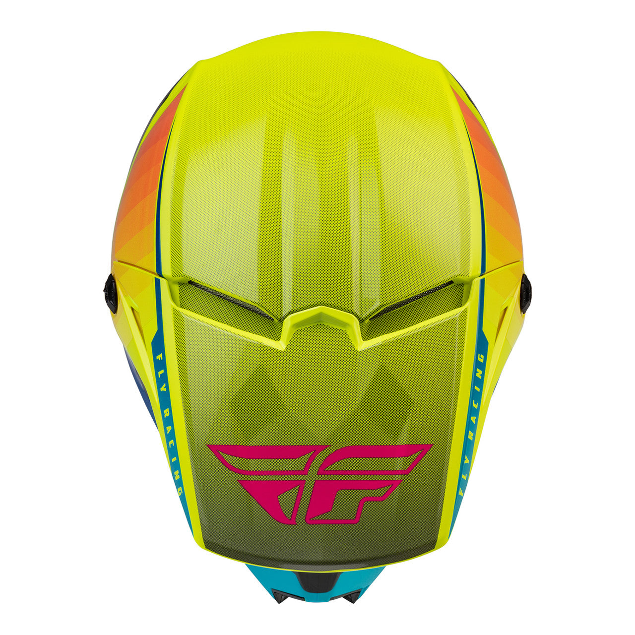 Fly Kinetic Drift MX Helmet Blue/Hi-Vis/Charcoal