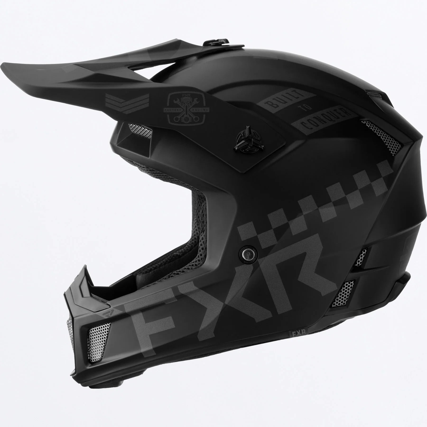 FXR Clutch Gladiator Helmet Black OPS