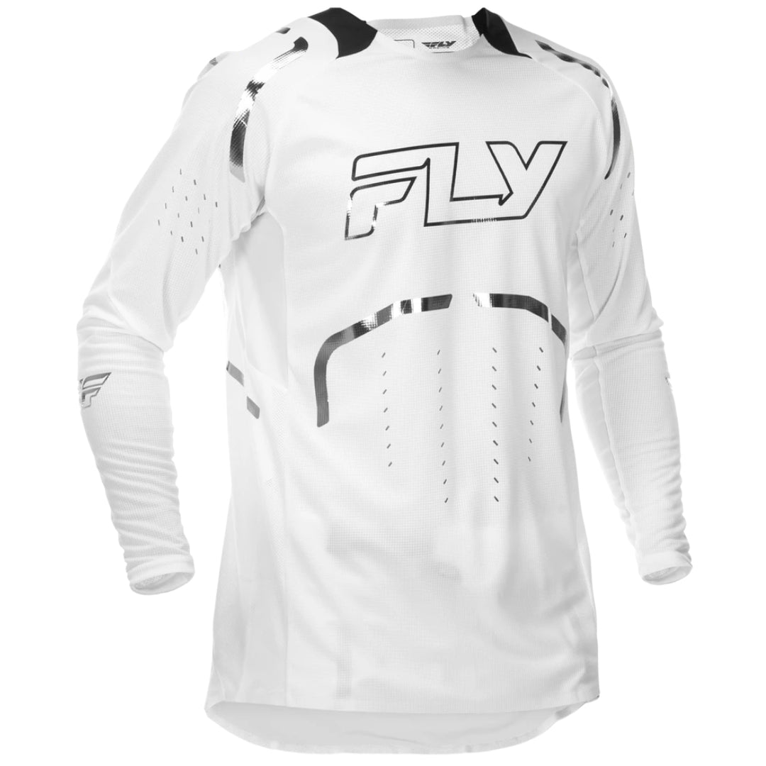 Fly Evo 2026 DST LE Flash MX Jersey White/Silver
