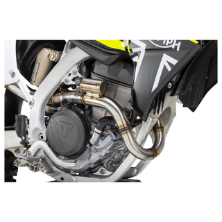 Yoshimura RS-12 Full Exhaust System Triumph TF250X 24-26 (S.Steel/S.Steel/Carbon Cap)