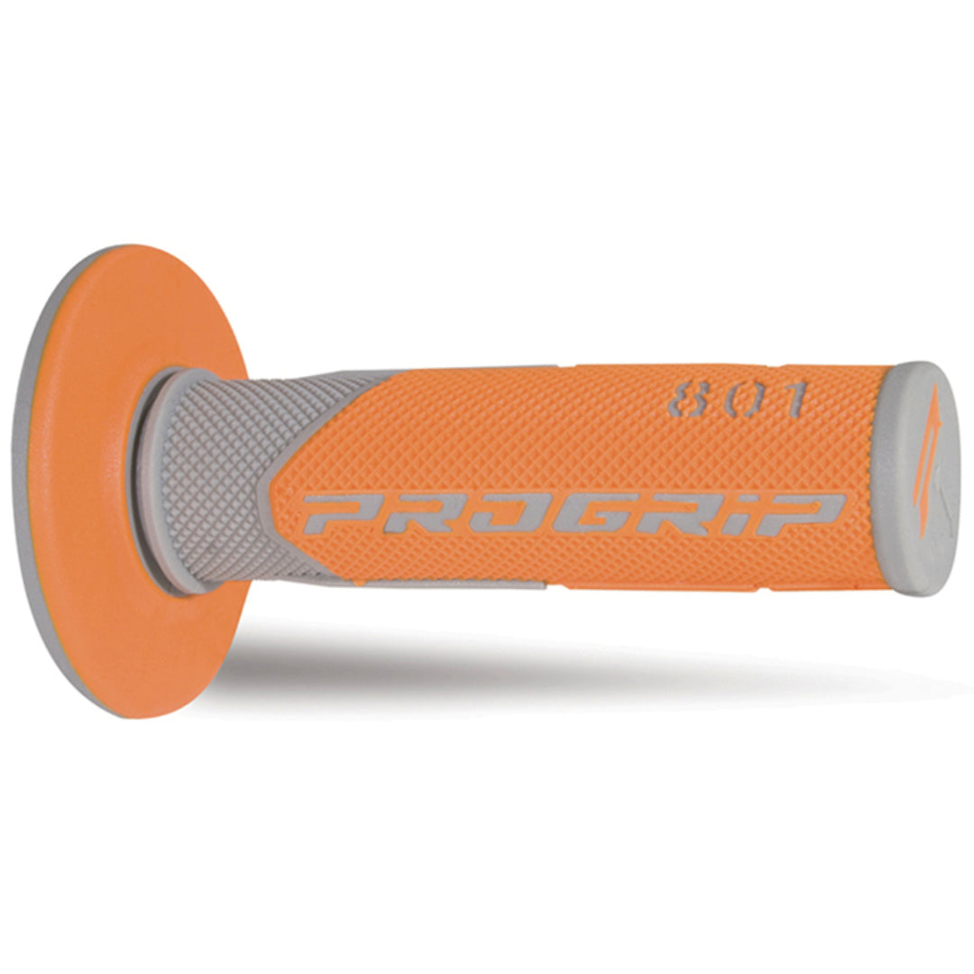 Pro Grip 801 Dual Density MX Grips Grey/Orange