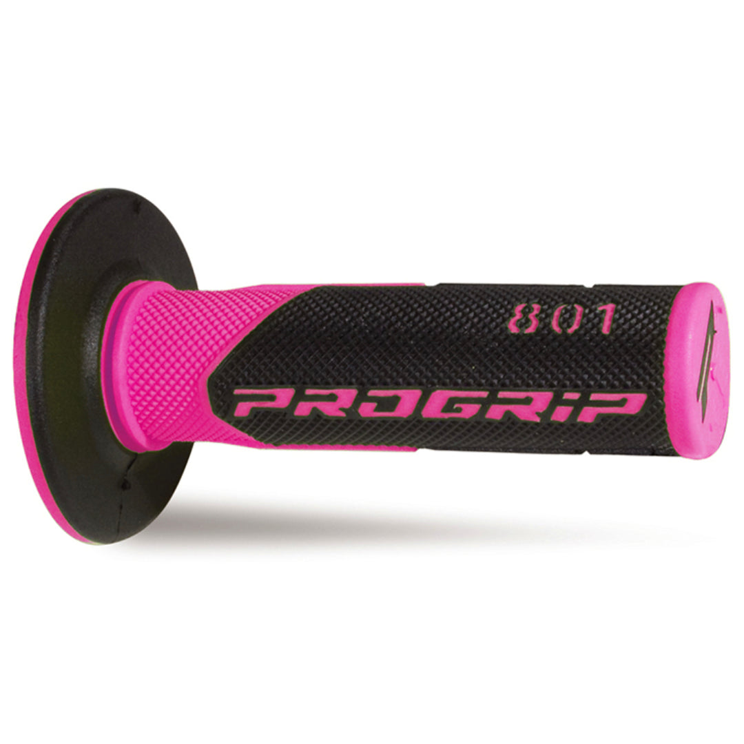 Pro Grip 801 Dual Density MX Grips Flo Pink/Black