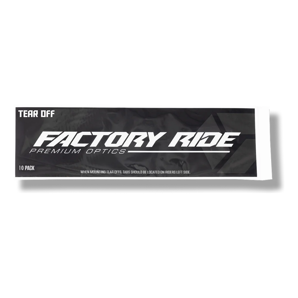 Factory Ride Roll-Off Tear-Offs 10 Pack