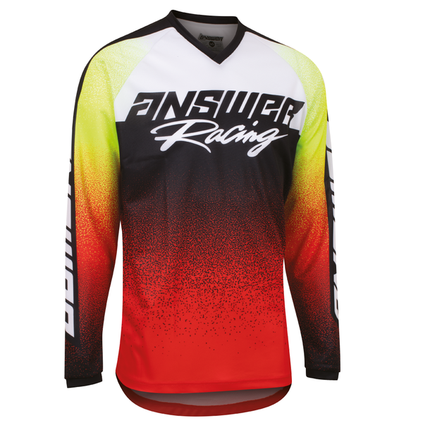 Answer Syncron YOUTH Prism MX Shirt Red/ Hyper Acid