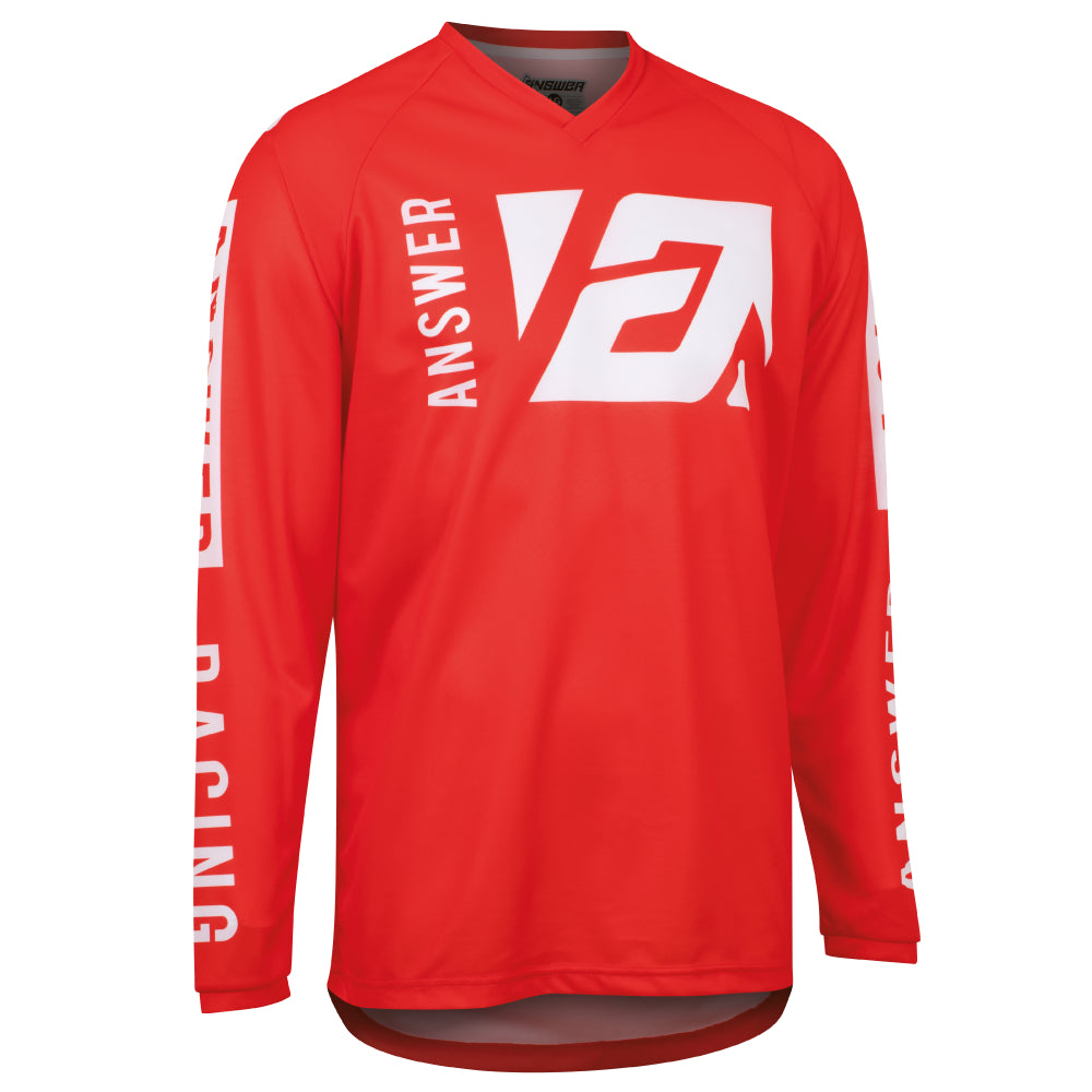 Answer Syncron Merge YOUTH MX Shirt Red/White