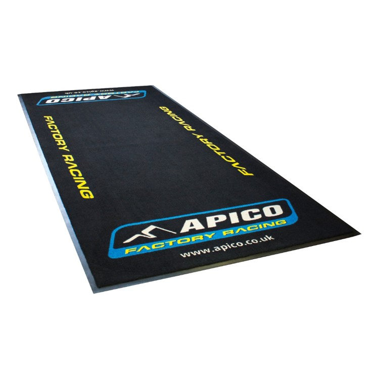 Apico Factory Racing Pit Mat Black 110 x 250cm