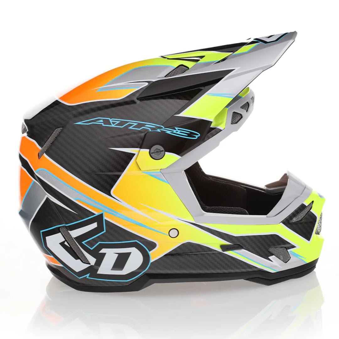 6D ATR-3Y Youth MX Helmet Reflex Neon Yellow