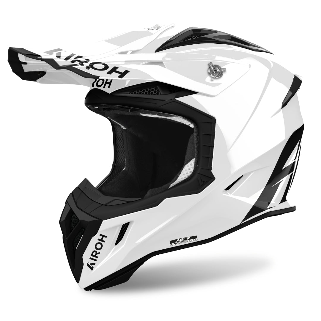 Airoh Aviator Ace 2 Colour Gloss MX Helmet White