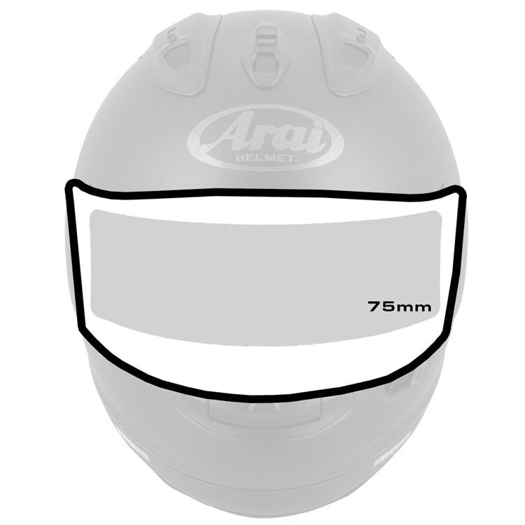 Armor Vision 75MM Smart Film Racing Visor Protector 3pk