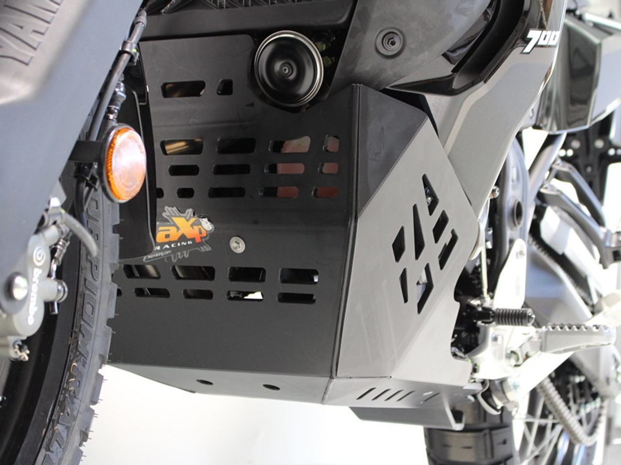AXP Adventure Skid Plate HDPE 8mm Yamaha 700 Tenere World Raid 21-24 Black