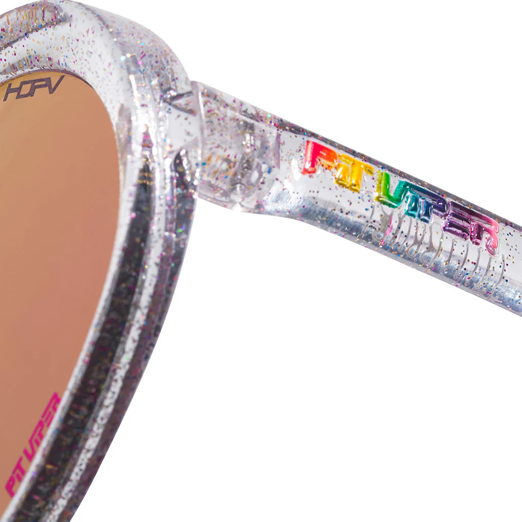 Pit Viper The Rainbow Jellies Admirer Sunglasses - HDPV Polarized Pink Lens