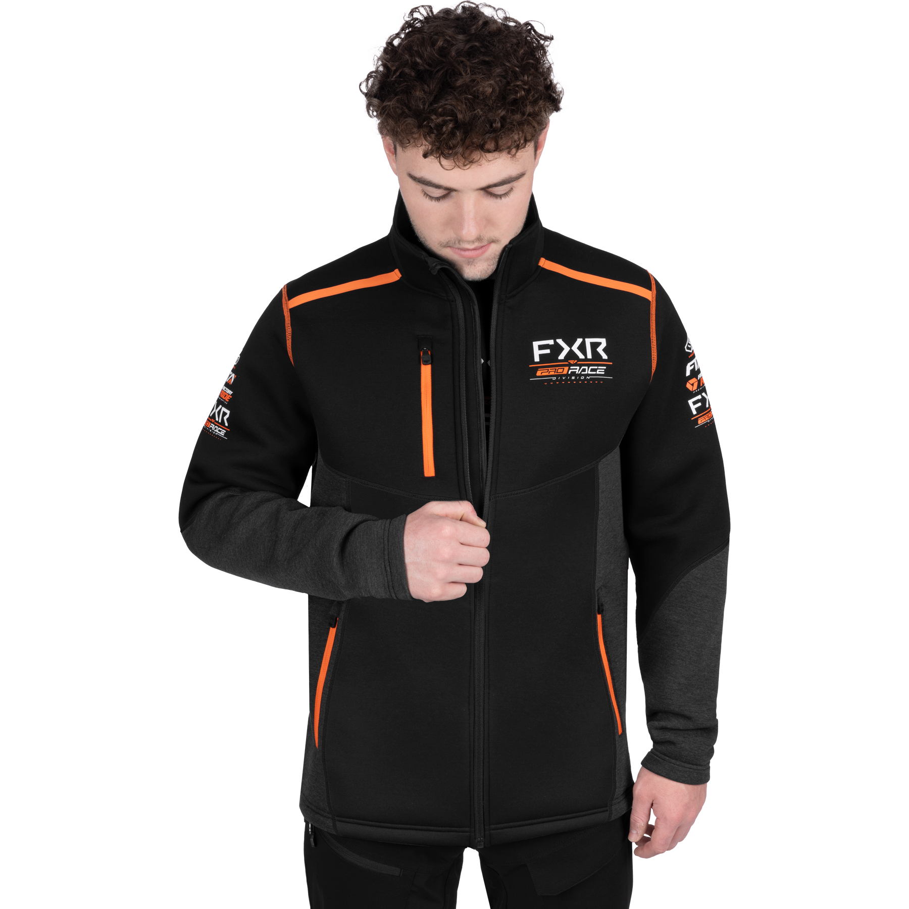 FXR Altitude Tech Zip Up Jacket Black/Orange