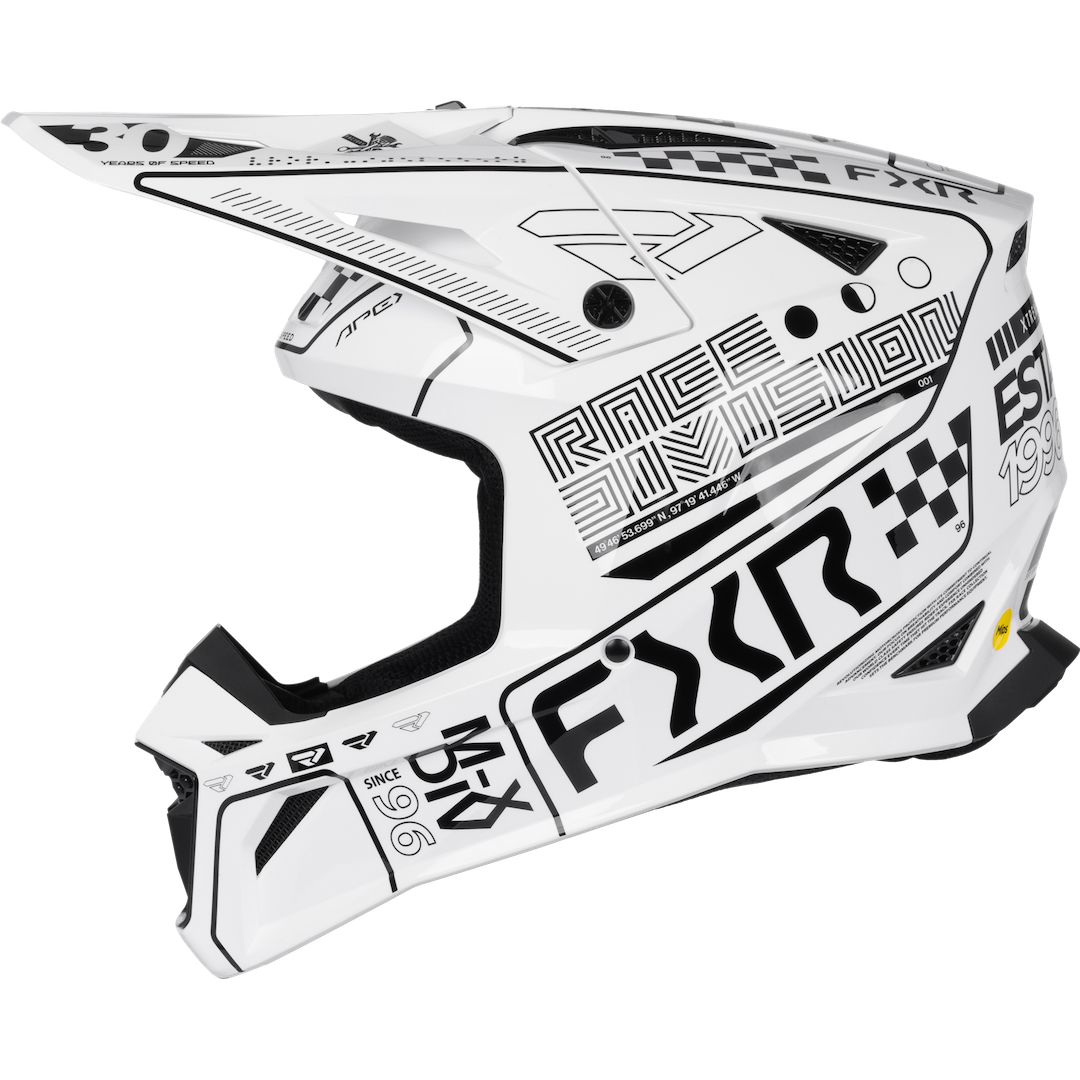 FXR Apex ECE 22.06 MX MIPS Helmet 2027 Checker