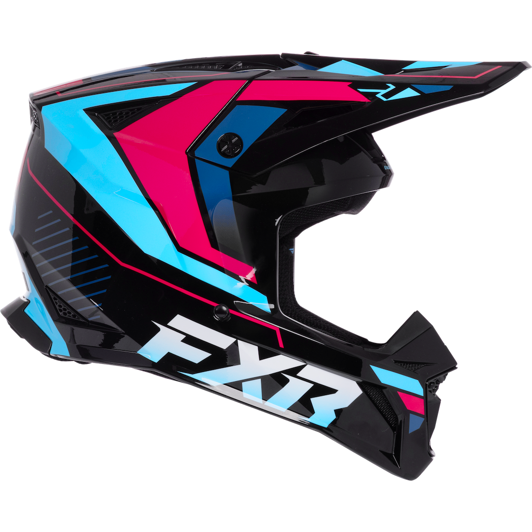 FXR Apex ECE 22.06 MX MIPS Helmet 2027 Cyanide