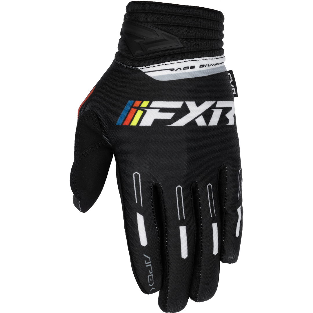 FXR Apex MX Glove 2026 Black/White