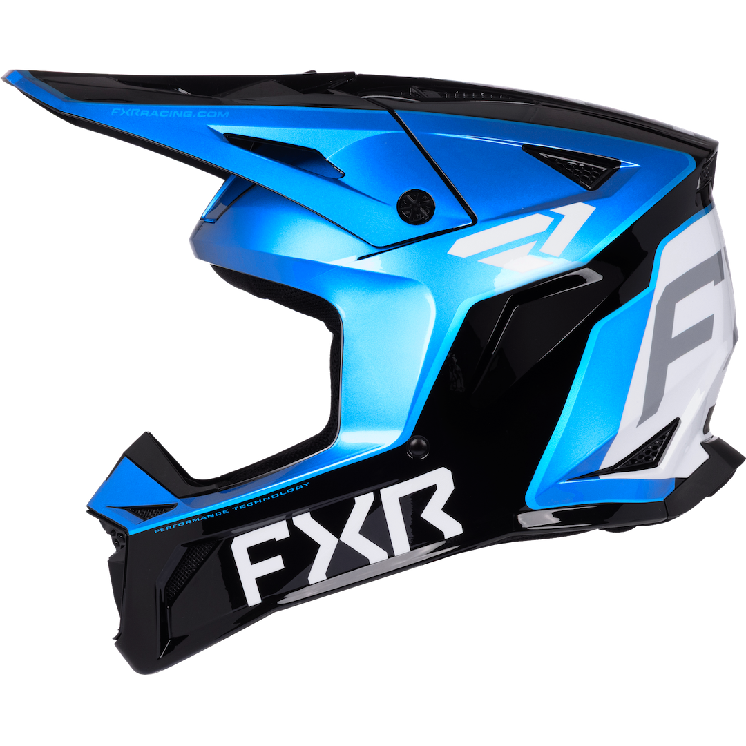 FXR Apex ECE 22.06 MX Helmet 2027 Blue
