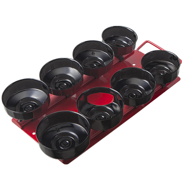 Bikeservice Tools 8PC Oil Filter Wrench Set