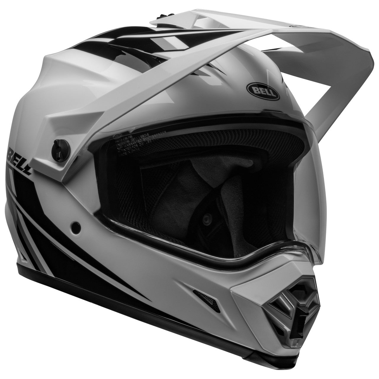Bell MX-9 Adventure Mips Helmet Alpine White/Black - Clear Visor