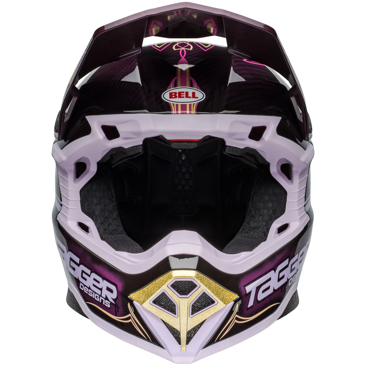 Bell Moto-10 Spherical Mips MX Helmet Tagger Purple Haze