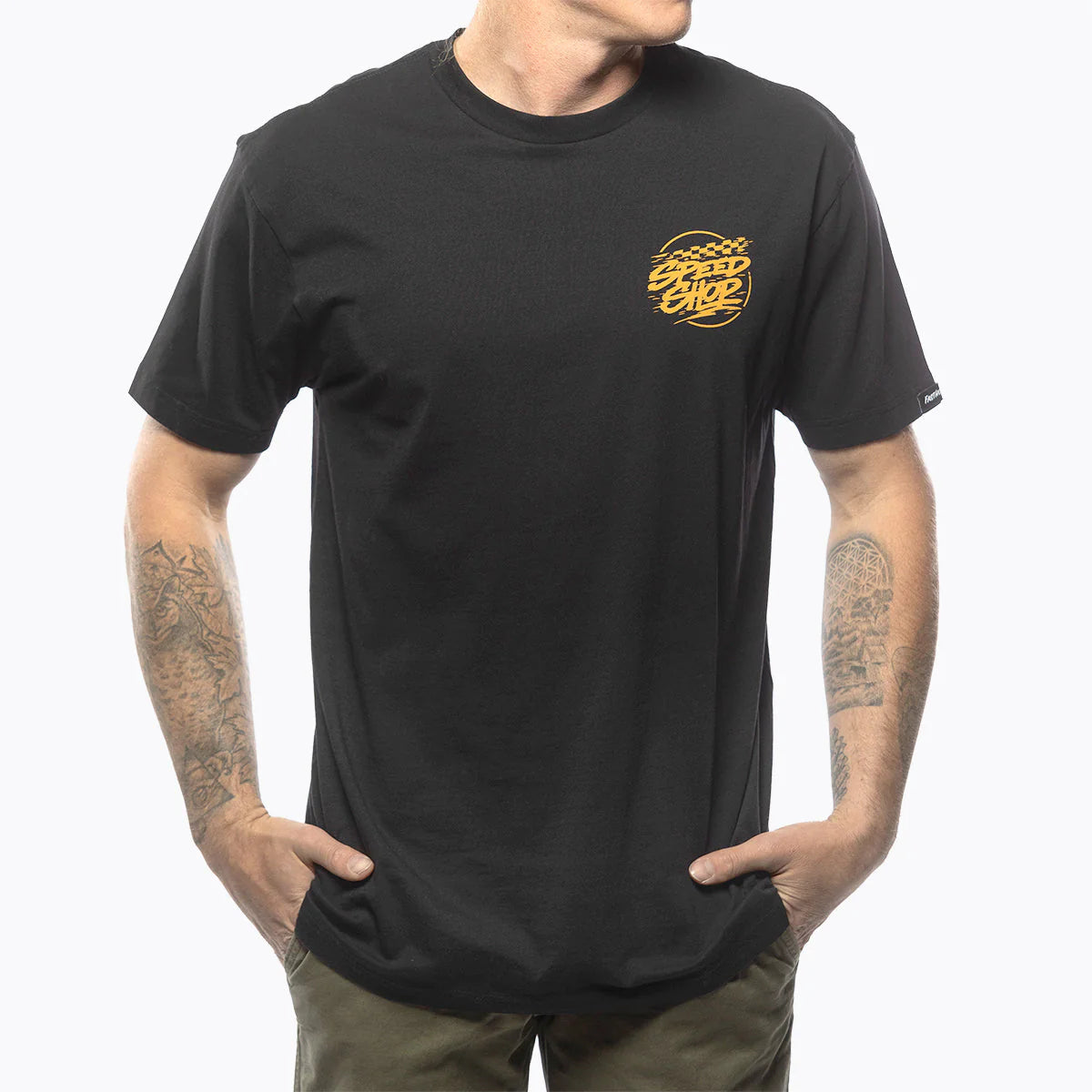Fasthouse Burner SS Tee Black