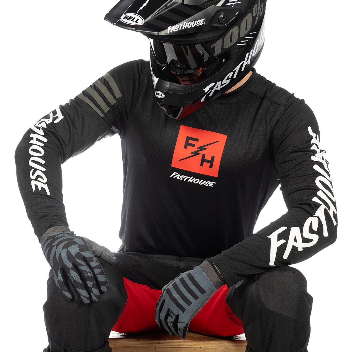 Fasthouse Carbon Echo MX Jersey - Black