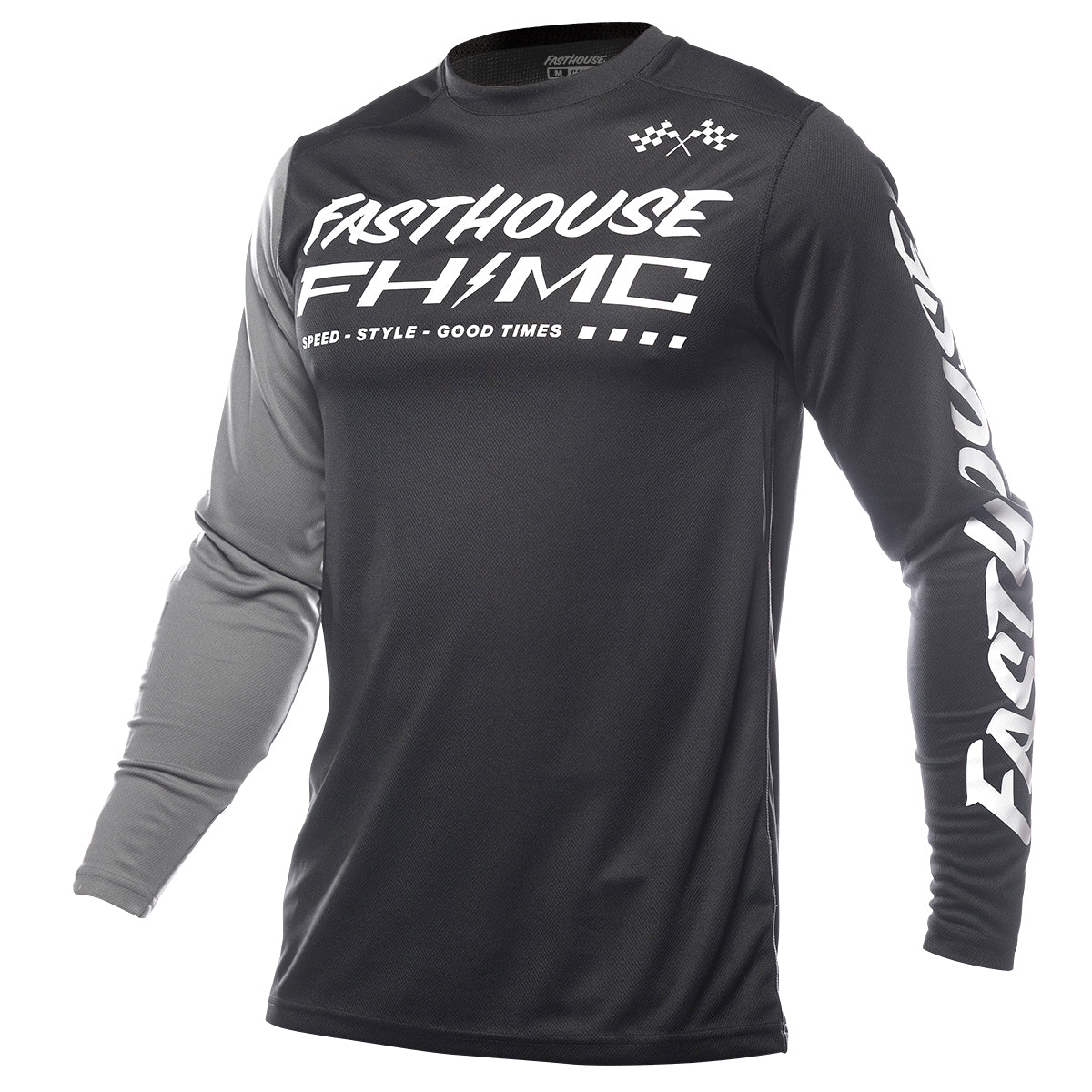 Fasthouse Carbon Method MX Jersey - Black/Gray