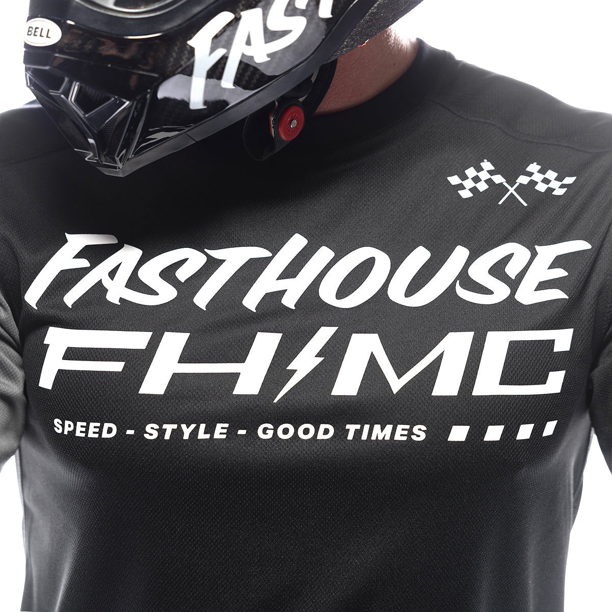 Fasthouse Carbon Method MX Jersey - Black/Gray