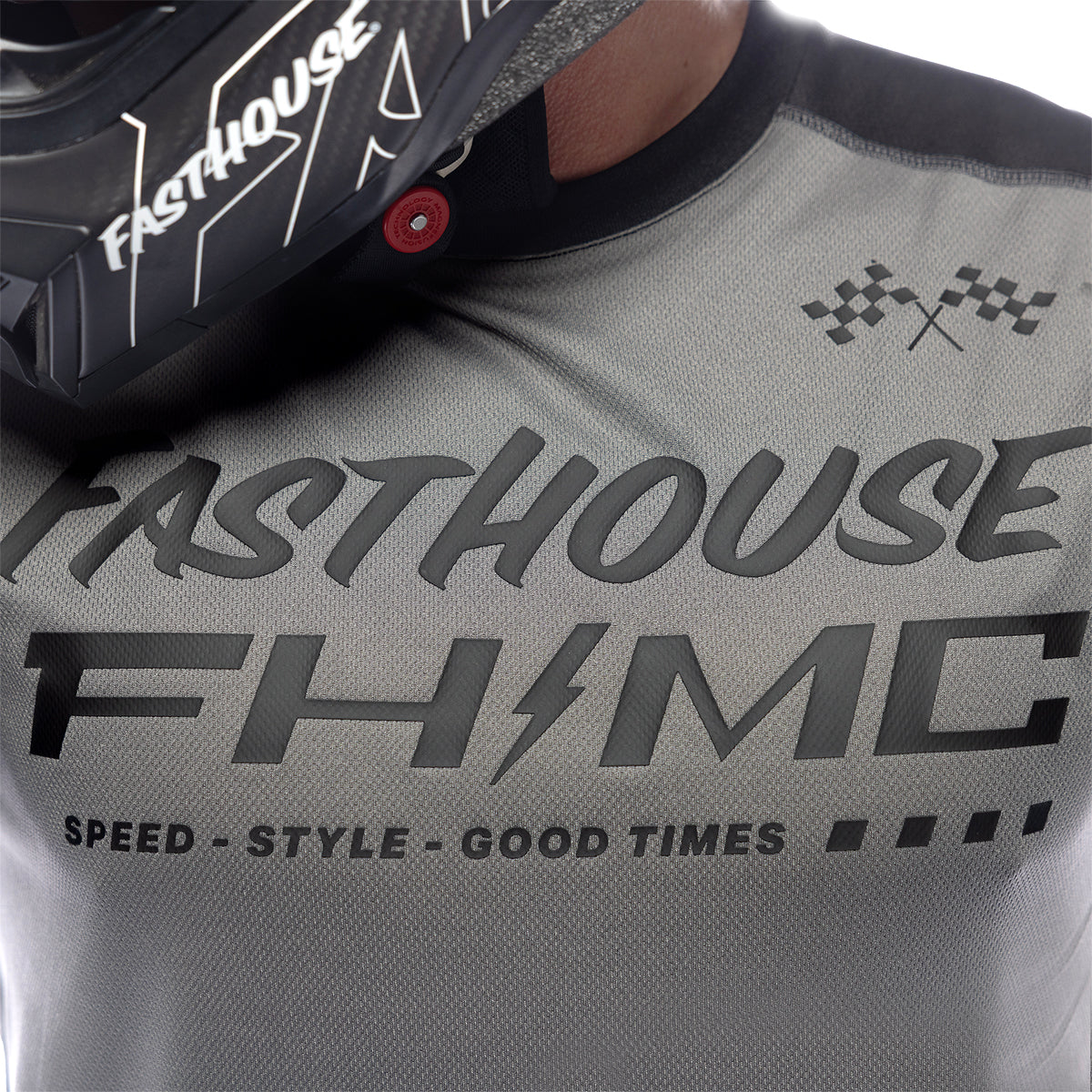 Fasthouse Carbon Method MX Jersey - Gray/Black