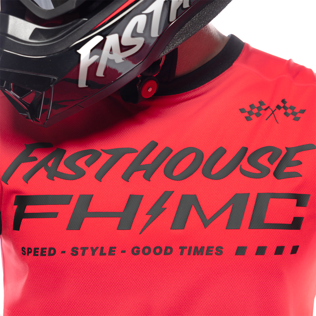 Fasthouse Carbon Method MX Jersey - Red/Black