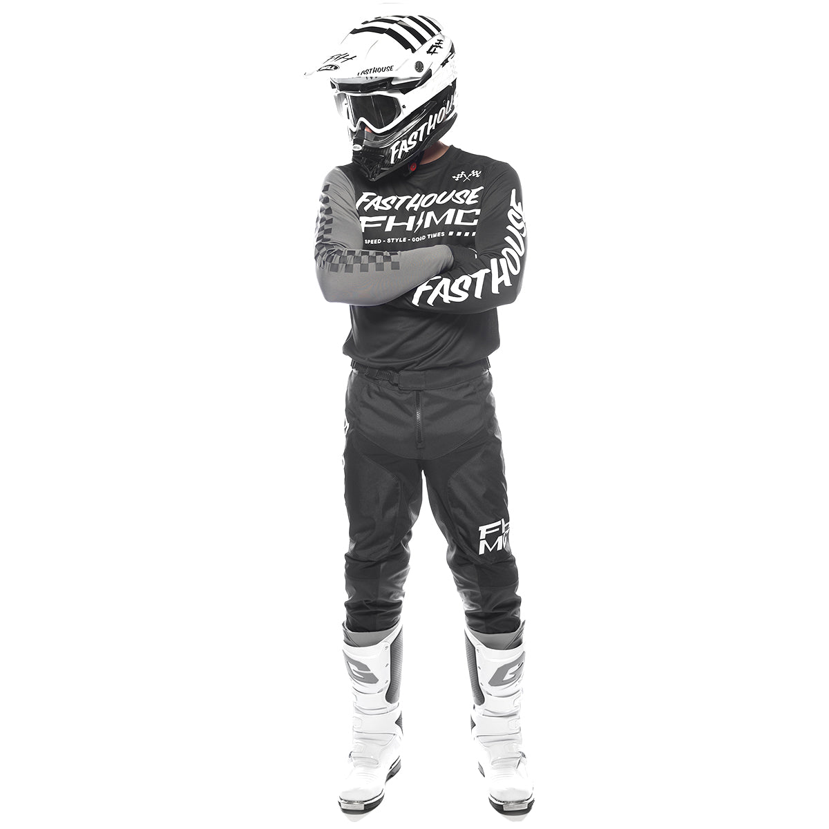 Fasthouse Carbon Method MX Jersey - Black/Gray