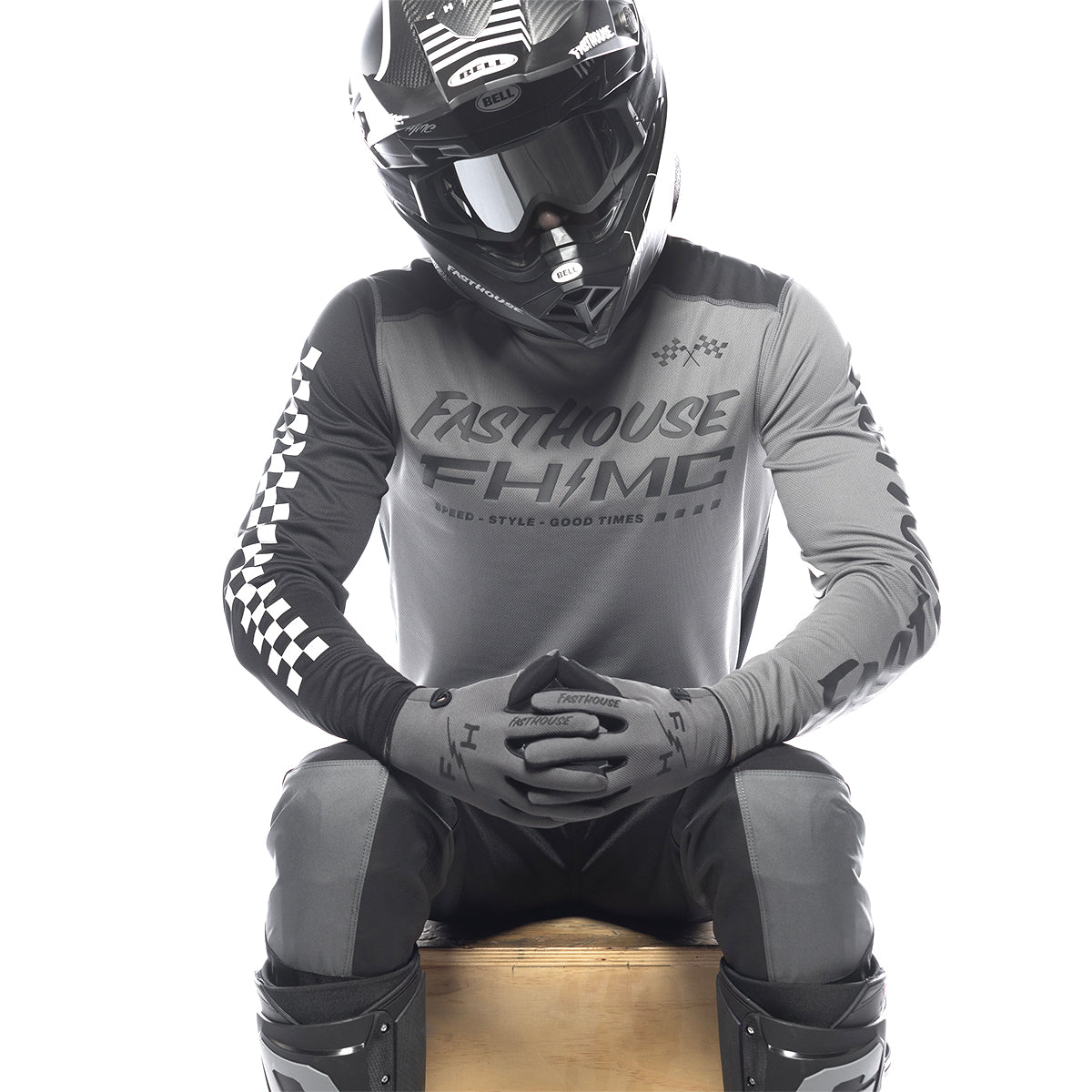 Fasthouse Carbon Method MX Jersey - Gray/Black