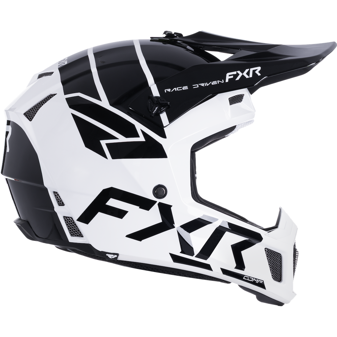 FXR Clutch Comp MX Helmet 2026 White/Black