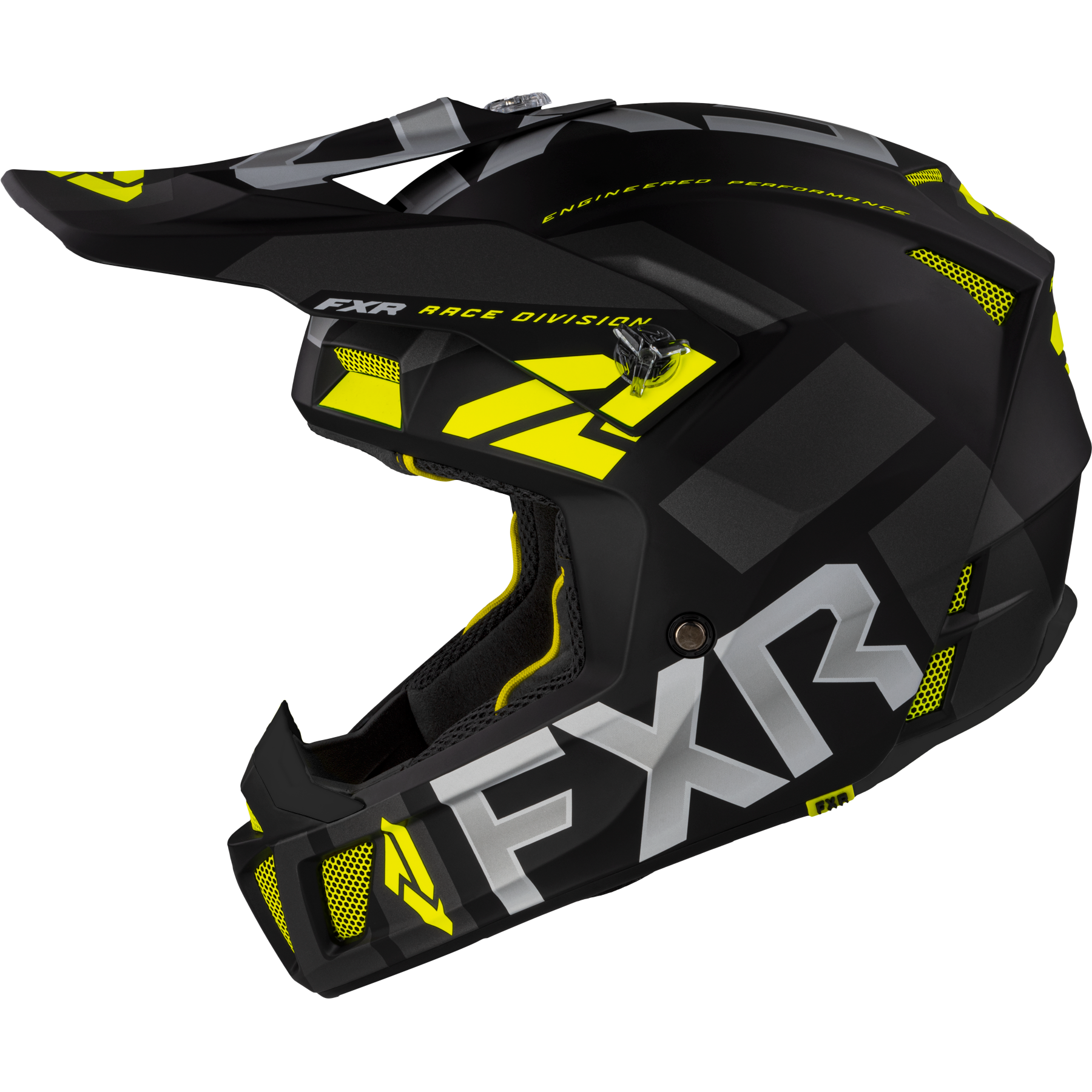 FXR Clutch EVO Helmet Black/Hi-Vis