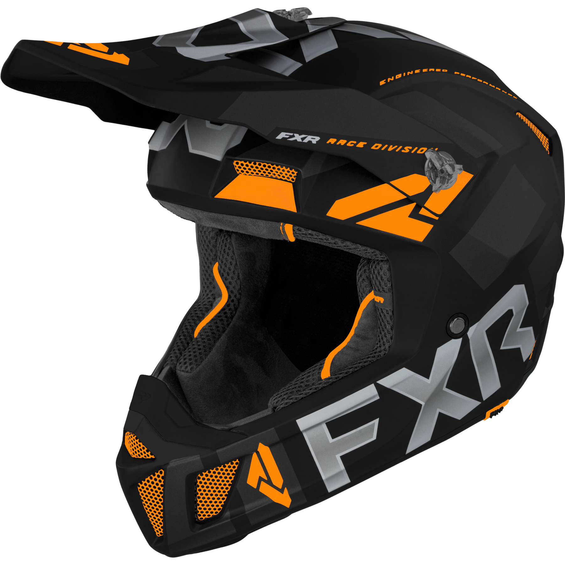 FXR Clutch EVO Helmet Black/Orange