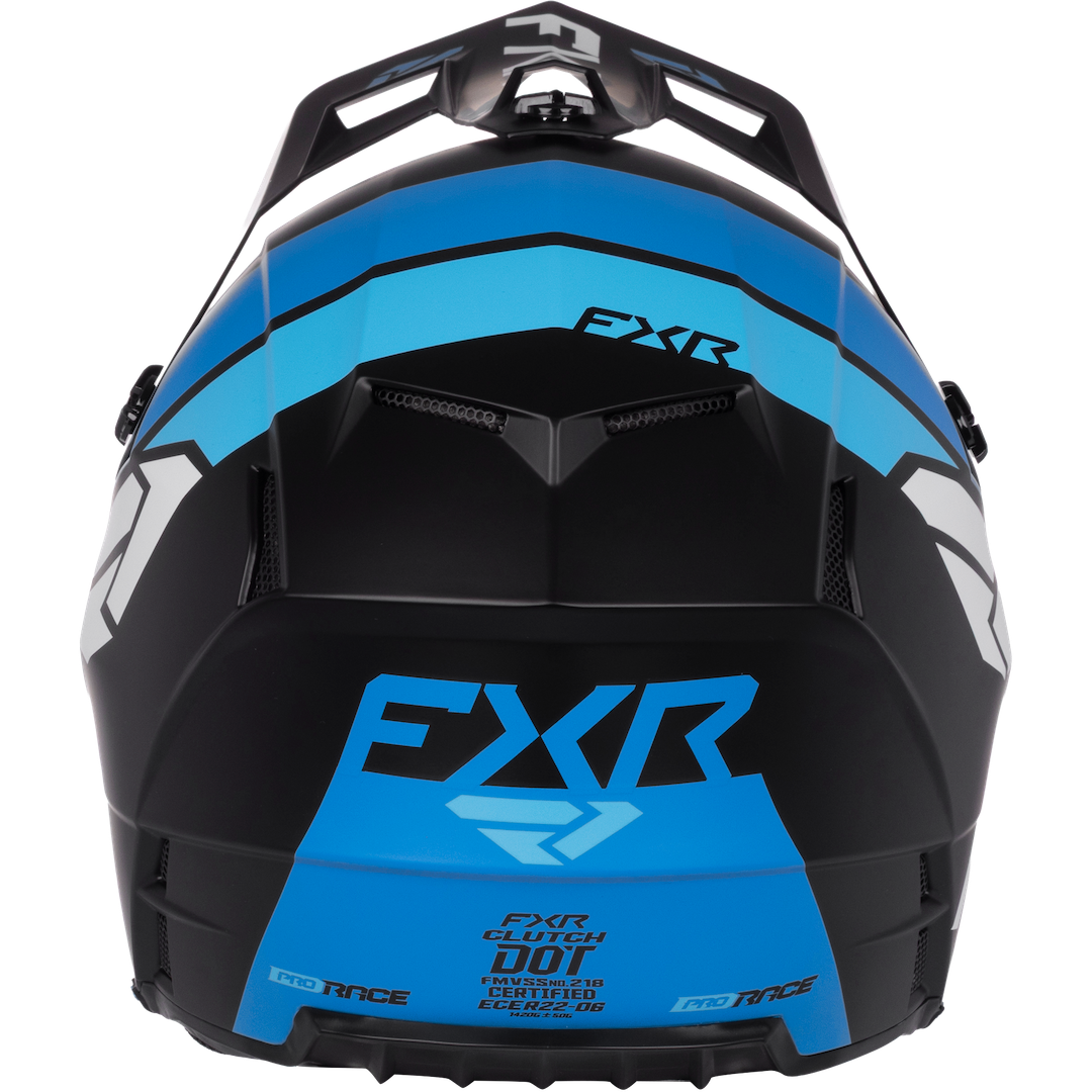 FXR Clutch ECE 22.06 MX Helmet 2027 Blue/Cyan
