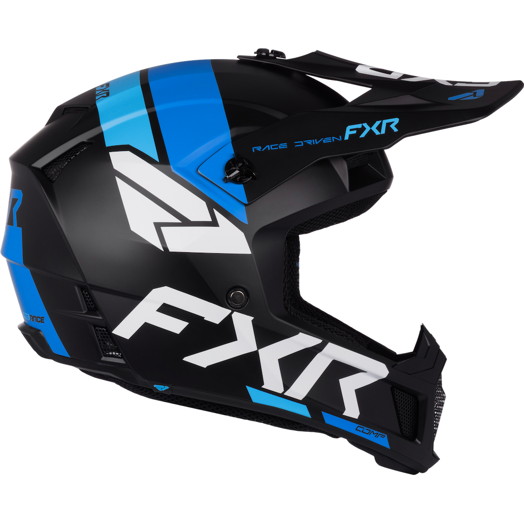 FXR Clutch ECE 22.06 MX Helmet 2027 Blue/Cyan