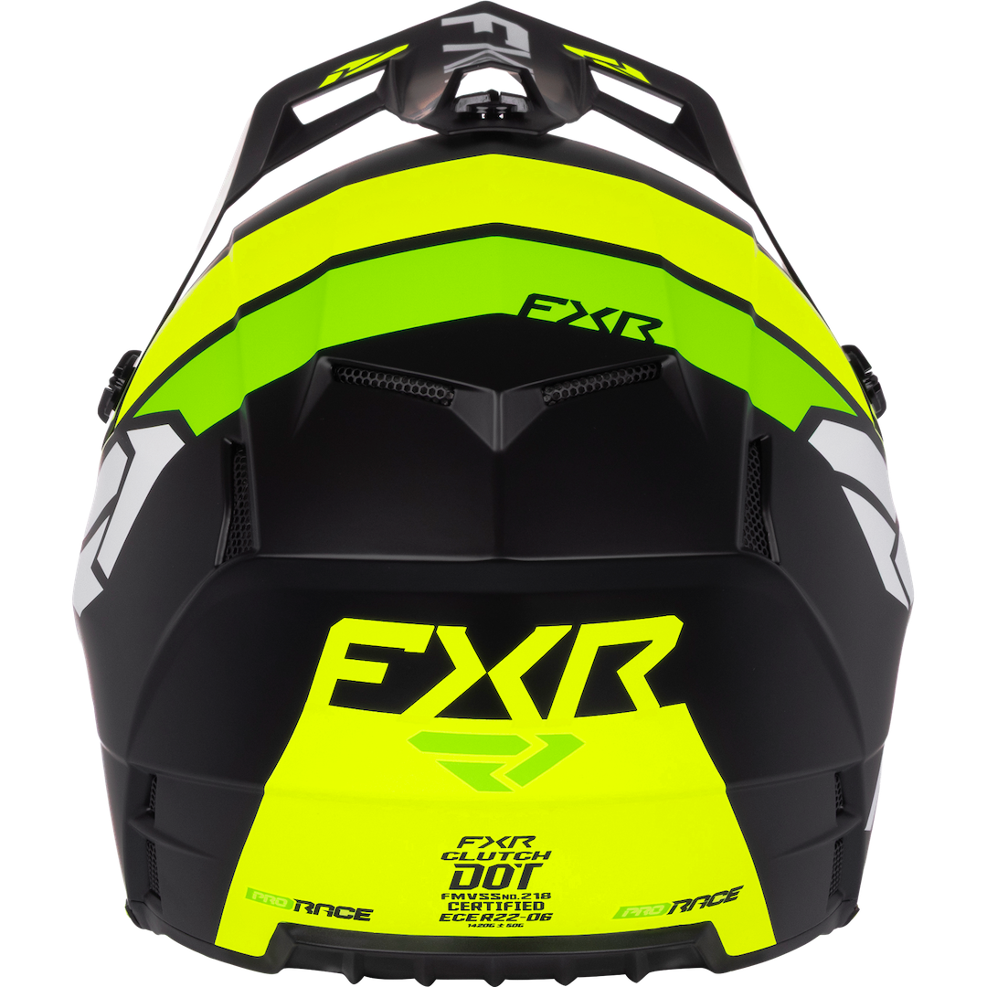 FXR Clutch ECE 22.06 MX Helmet 2027 HiVis/Lime