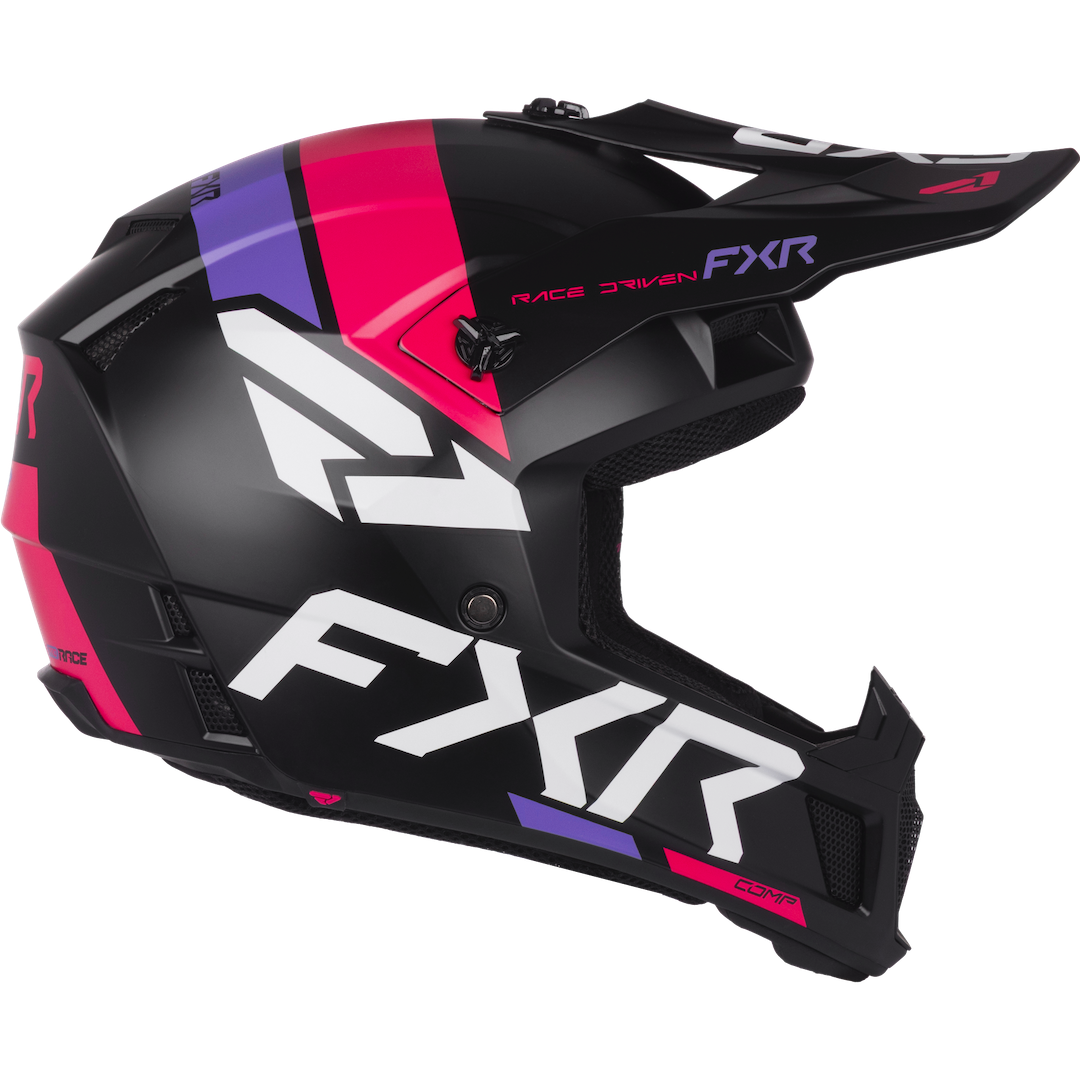 FXR Clutch ECE 22.06 MX Helmet 2027 Razz/Lavender
