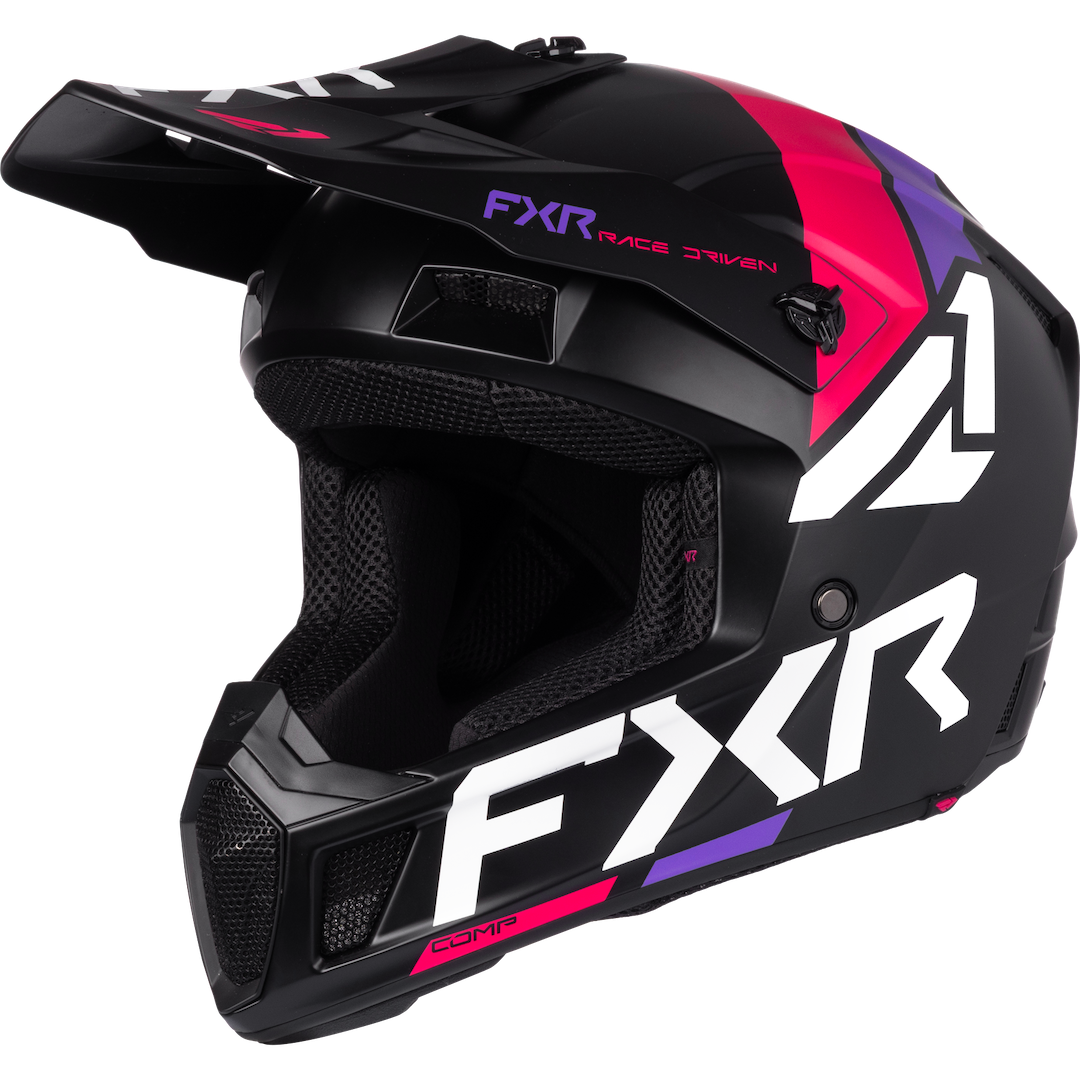 FXR Clutch ECE 22.06 MX Helmet 2027 Razz/Lavender