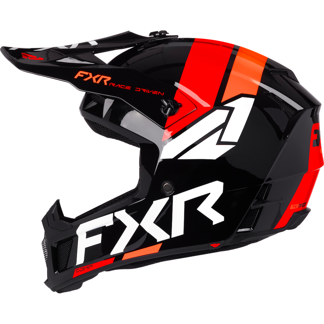 FXR Clutch ECE 22.06 MX Helmet 2027 Red/Orange