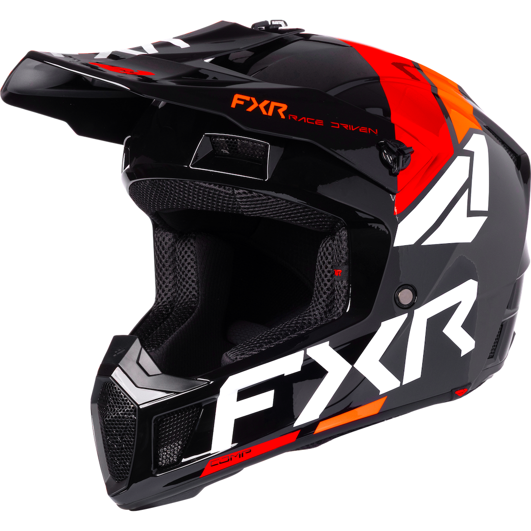 FXR Clutch ECE 22.06 MX Helmet 2027 Red/Orange