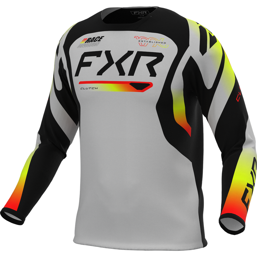 FXR Clutch MX Jersey 2027 Grey/Black/Inferno