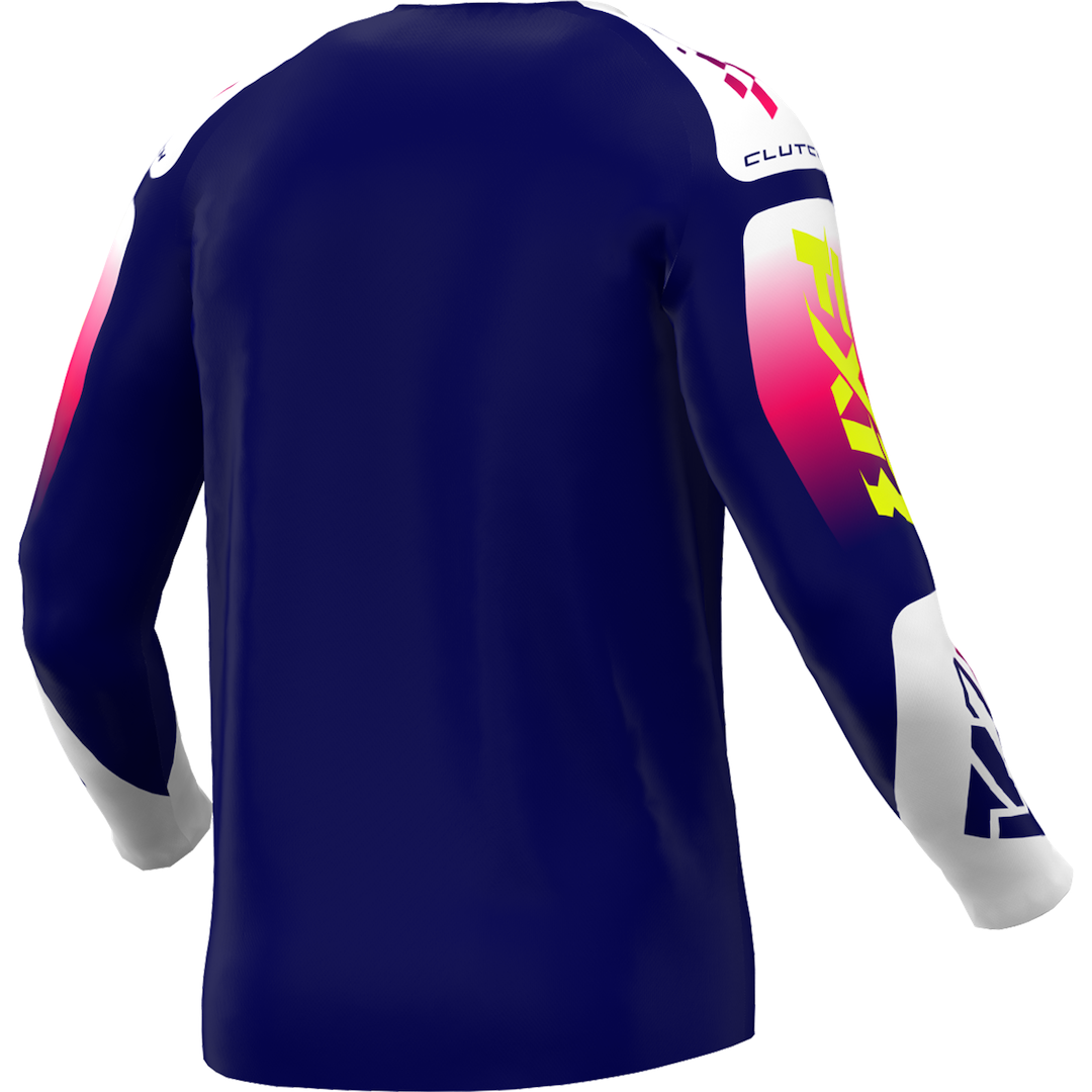 FXR Clutch MX Jersey 2026 Navy/Razz/White