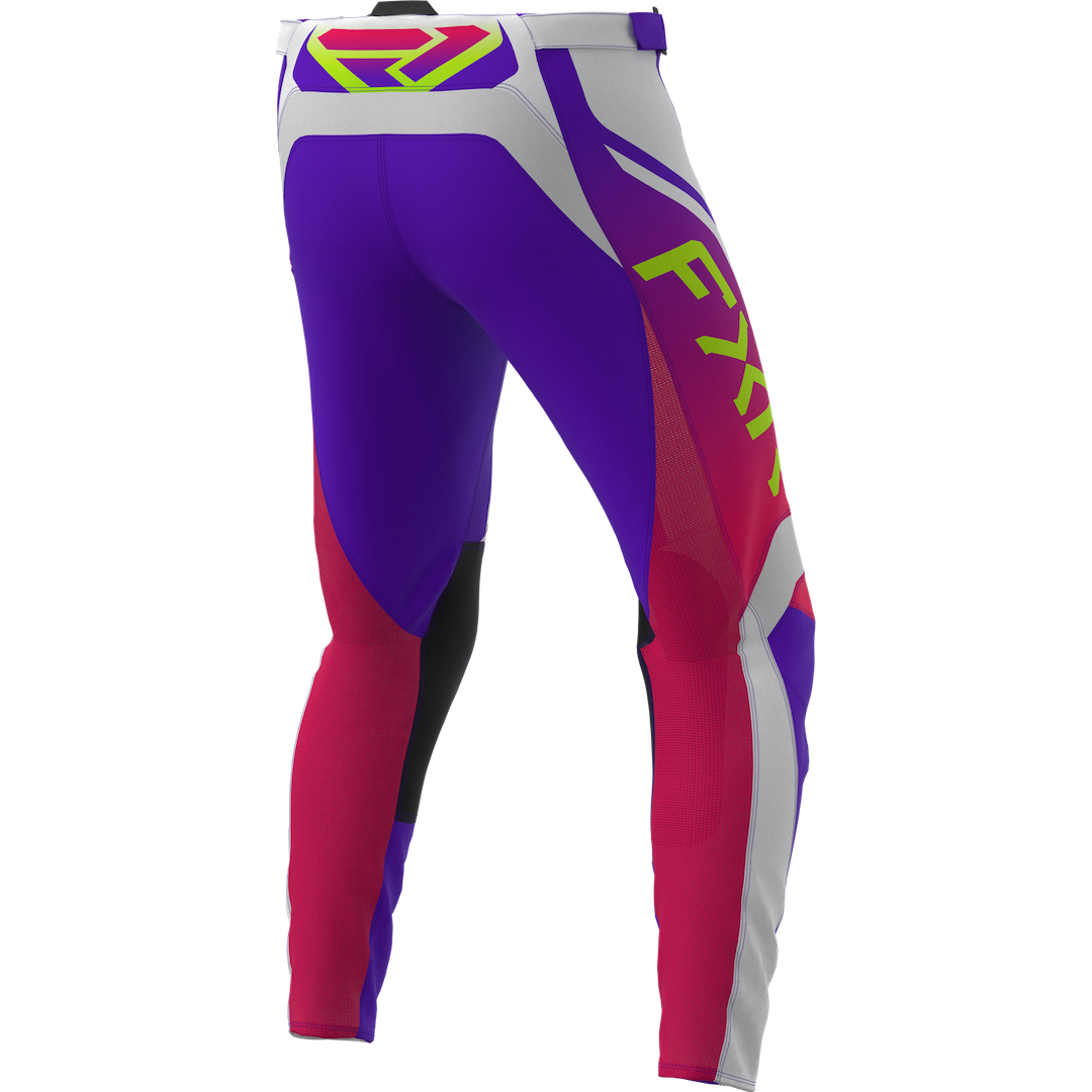 FXR Clutch MX Pant 2027 Purple/Razz/White